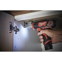 Дрель-шуруповерт аккумуляторный MILWAUKEE, M12 BDDXKIT-202C (+ заряд.устройство, 2 акум.Х 2Ач, 3 насадки, HD кейс)