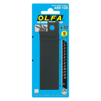 Лезвие OLFA ABB-10B ExcelBlack; блистер 10 шт.; для 180Black, SVR-1, SVR-2, 300, A-2, A-3, S, SPC-1, ES-1/green, NA-1, A-5, PA-2, XA-1, DA -1, A-1 (101553) Лезвие OLFA ABB-10B ExcelBlack; блистер 10 шт.; для 180Black, SVR-1, SVR-2, 300, A-2, A-3, S, SPC-1, ES-1/green, NA-1, A-5, PA-2, XA-1, DA -1, A-1 (101553)