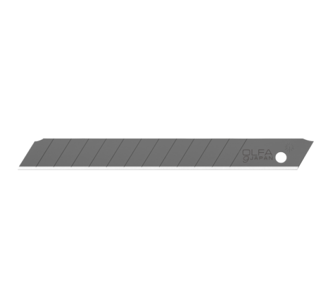 Лезвие OLFA ABB-10B ExcelBlack; блистер 10 шт.; для 180Black, SVR-1, SVR-2, 300, A-2, A-3, S, SPC-1, ES-1/green, NA-1, A-5, PA-2, XA-1, DA -1, A-1 (101553)