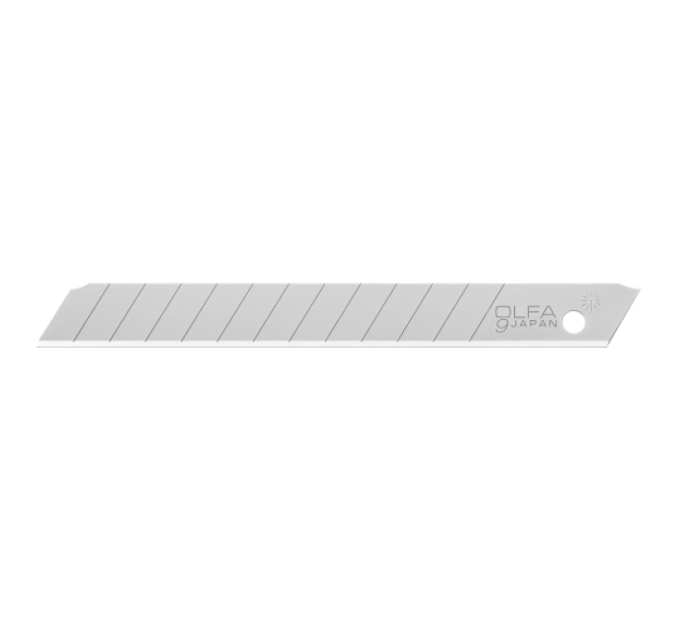 Лезвие OLFA ASB-10; 10шт; 0,38мм; для SPC-1, S, 180 Black, ES-1/green, A-1, A-2, A-3, A-5, 300, NA-1, SVR-1, SVR-2, PA-2, ХА-1 (121510)