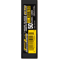 Лезвие OLFA ABB-50 ExcelBlack; туба 50 шт; для 180Black, SVR-1, SVR-2, 300, A-2, A-3, S, SPC-1, ES-1/green, NA-1, A-5, PA-2, XA-1, DA -1, A-1 (131511)