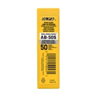 Лезвие OLFA AB-50S; пластиковый бокс 50шт; для 180Black, SVR-1, SVR-2, 300, A-2, A-3, S, SPC-1, ES-1/green, NA-1, A-5, PA-2, XA-1, DA -1, A-1 (132512) Лезвие OLFA AB-50S; пластиковый бокс 50шт; для 180Black, SVR-1, SVR-2, 300, A-2, A-3, S, SPC-1, ES-1/green, NA-1, A-5, PA-2, XA-1, DA -1, A-1 (132512)