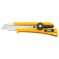 Нож OLFA L-2; механизм фиксации лезвия с колесиком, дозирующее усилие зажима; для домашней мастерской, так и для производственных предприятий (155511)