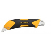Нож OLFA L-5 X-design серии ComfortGrip; фиксация лезвия колесиком; встроенный жесткий металлический резец толщиной 1,2 мм для многоцелевого использования (165511)