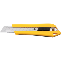 Нож OLFA DL-1; фиксация лезвия слайдерная Auto-Lock; съемный встроенный в ручку контейнер для тупых сегментов (240510)