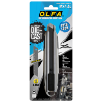 Нож OLFA MXP-AL (Metal Hyper PRO); лезвие 18мм;; механизм автоматической фиксации Auto-Lock;; OL LB-10B; OL LB-50B; )
