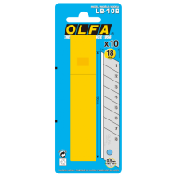 Лезвие OLFA  LB-10B сегментированное 18мм 10шт (300552)