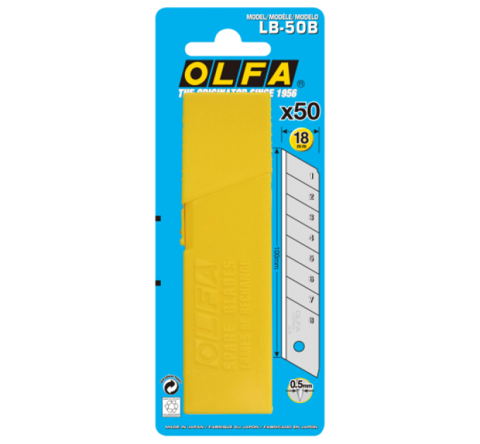 Лезвие OLFA  LB-50B; 50шт (330560)