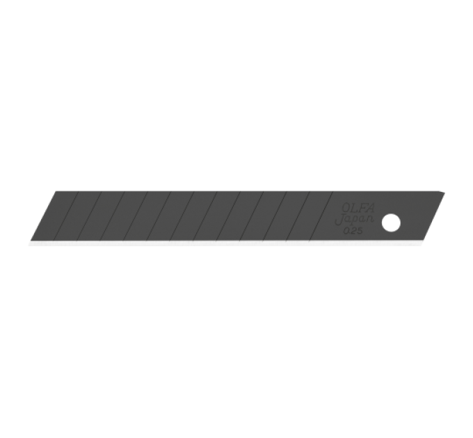 Лезвие OLFA FWB-10 Ultra Sharp Black Blade толщиной 0,25 мм; туба 10 шт; для FWP-1 (381520)