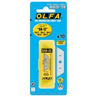 Лезвие OLFA SKB-2S/10B; трапециевидное; блистер 10 шт; для ножей SK-12, SK-4, SK-4/green, SK-5, SK-9, SK-3 (618510)