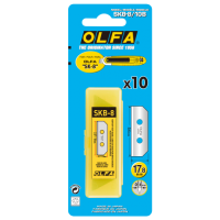 Лезвие OLFA SKB-8/10B; 10шт; точное двустороннее лезвие для SK-8 (647513)