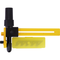 Нож OLFA CMP-1/DX циркульный; лезвие COB-1 0,5 мм; диаметр реза 16-220 мм (653511)