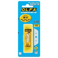 Лезвие OLFA SKB-2S-R/10B трапециевидное двустороннее из магнитной нержавеющей стали; блистер 10 шт.; для SK-12, SK-4, SK-4/green, SK-5, SK-9, SK-3 (689510)