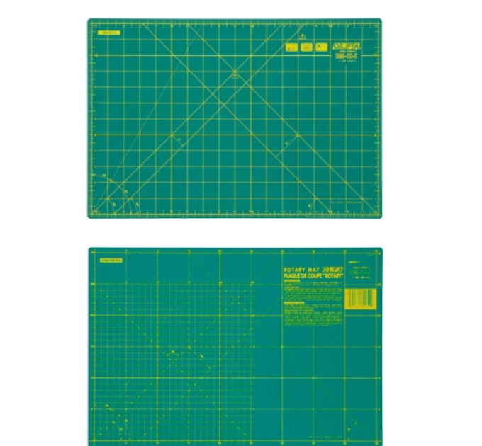 Набор для пэчворка метрический универсальный RTY-ST/QR/METRIC-RC; состоит из коврика RM-IC-C-RC (45х30 см), ножа дискового RTY-2/G, линейки-шаблона MQR-15x16 (730960)