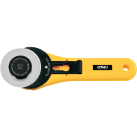 Нож OLFA RTY-3/G; дисковое лезвие 60мм RB60; для резки ткани, фольги, бумаги (750511)