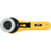 Нож OLFA RTY-3/G; дисковое лезвие 60мм RB60; для резки ткани, фольги, бумаги (750511)