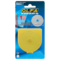 Лезвие OLFA RB60-1; 60х0,35 мм; блистер 1 шт.; для RTY-3/G, RTY-3/DX (751511)