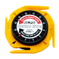 Нож OLFA CHN-1 синельный; сменное лезвие: CHB-1; для создания эффекта "мохристой" поверхности, пэчворка и квилтинга (766520)