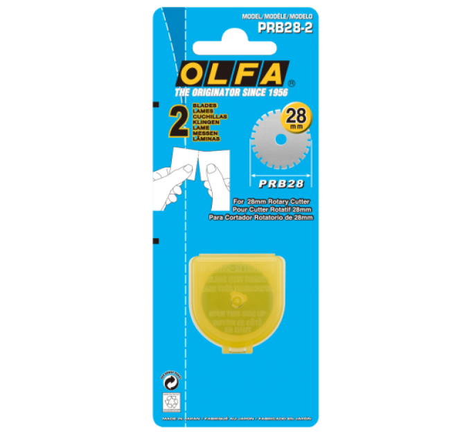 Лезвие OLFA PRB28-2 перфорационное; блистер 2 шт; для RTY-1/C, PRC-3/C (781510)