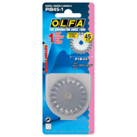 Лезвие OLFA PIB45-1 дисковое 45мм 1шт; волнистое; для ножей PIK-2, RTY-2/DX (791510)