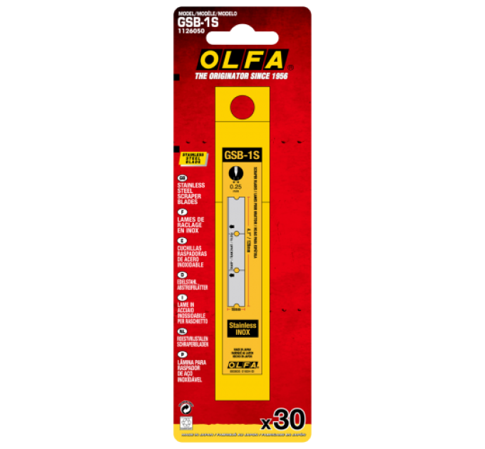Лезвие OLFA GSB-1S; блистер 30 шт.; для GSR-1, GSR-2 (893551)
