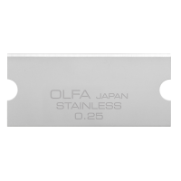Лезвие OLFA GSB-2S/6B из нержавеющей стали в пластиковом контейнере; блистер 6 шт.; для GSR-2 (896510)