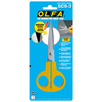 Ножницы OLFA SCS-3 универсальны для точного реза из нержавеющей стали L=160 мм; режущие лезвия 65 мм (905510)